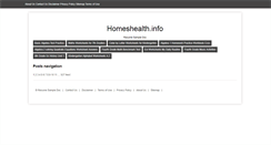 Desktop Screenshot of homeshealth.info