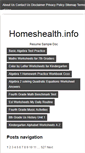 Mobile Screenshot of homeshealth.info